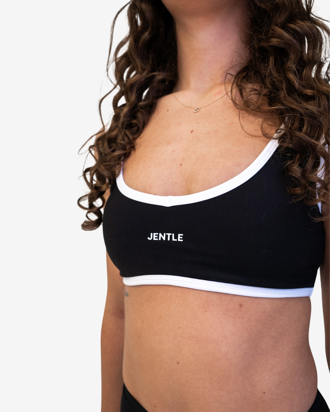 Day Double Line Sports Bra (Black)