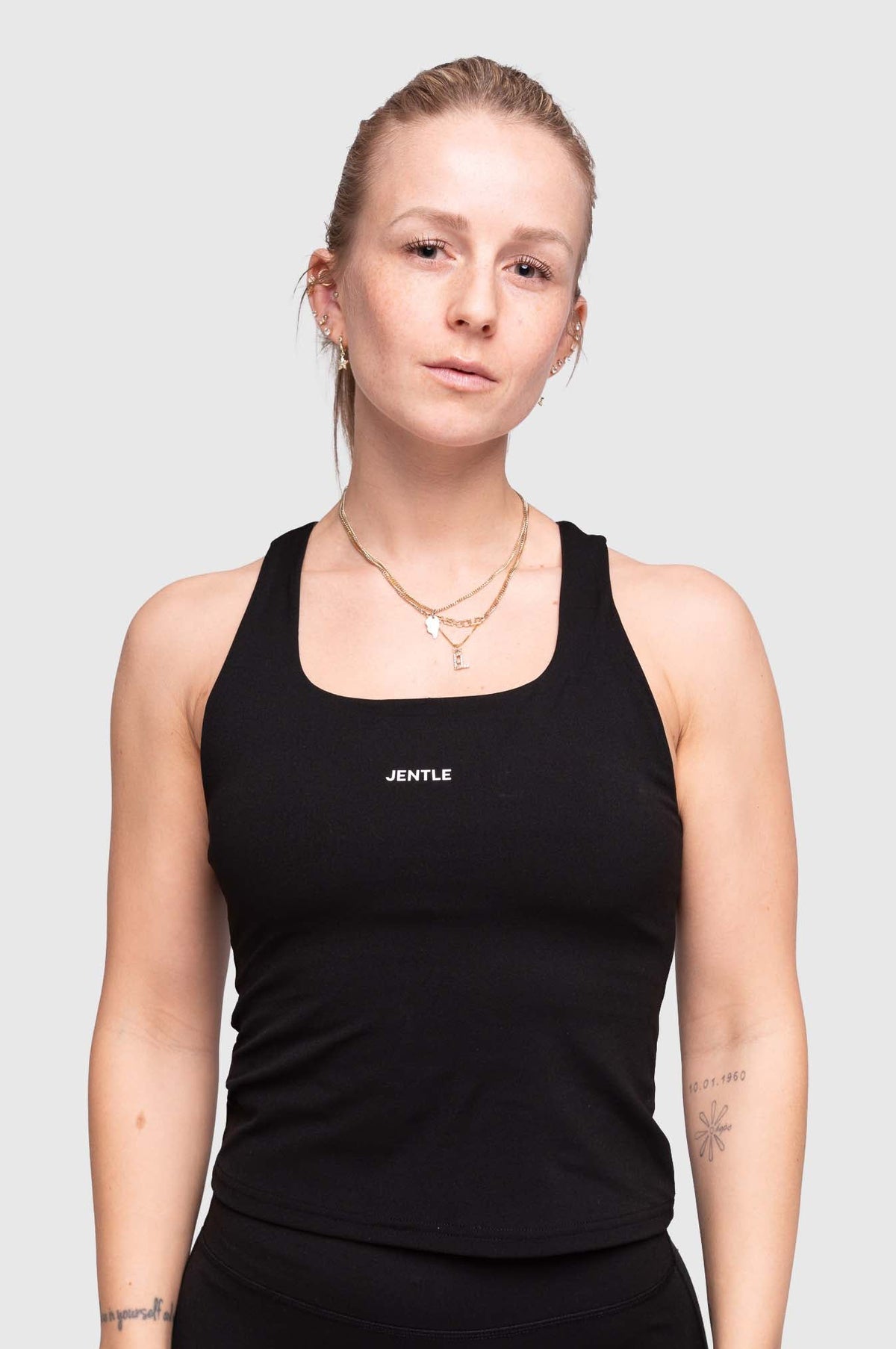 Day Racerback Tennis Tank Top (Black)