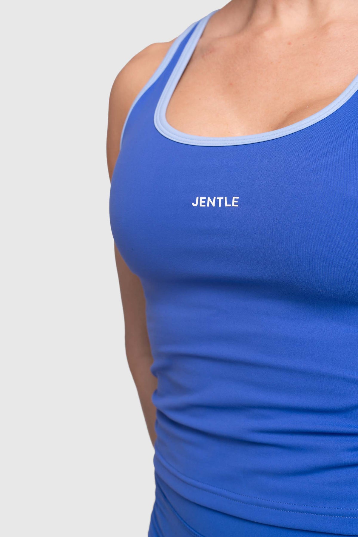 Day Racerback Tank Top (Blue)