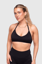 Ease x Amalie Vad - Halterneck Sports Bra (Black)