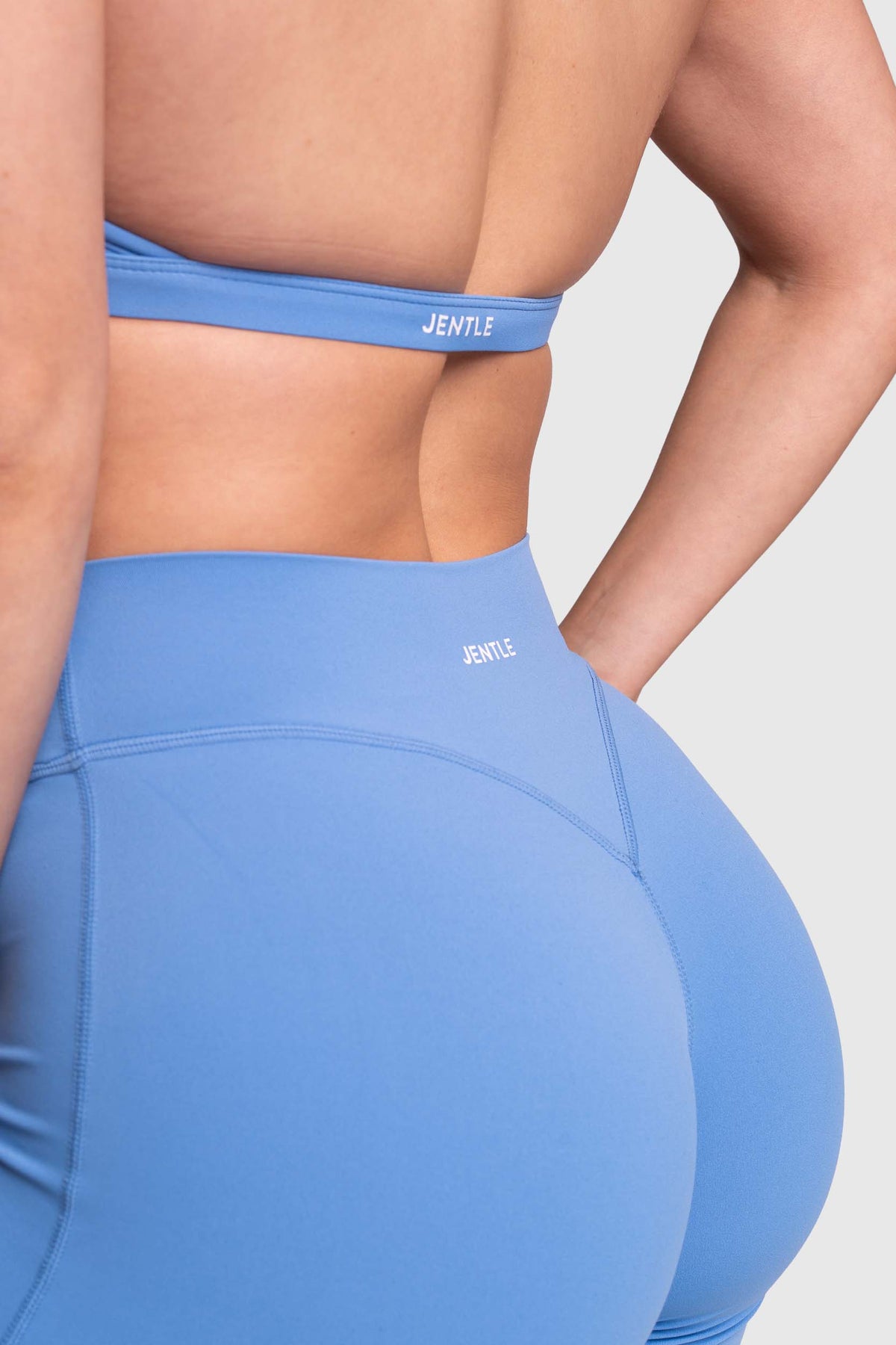 Ease x Amalie Vad - Halterneck Sports Bra (Blue)