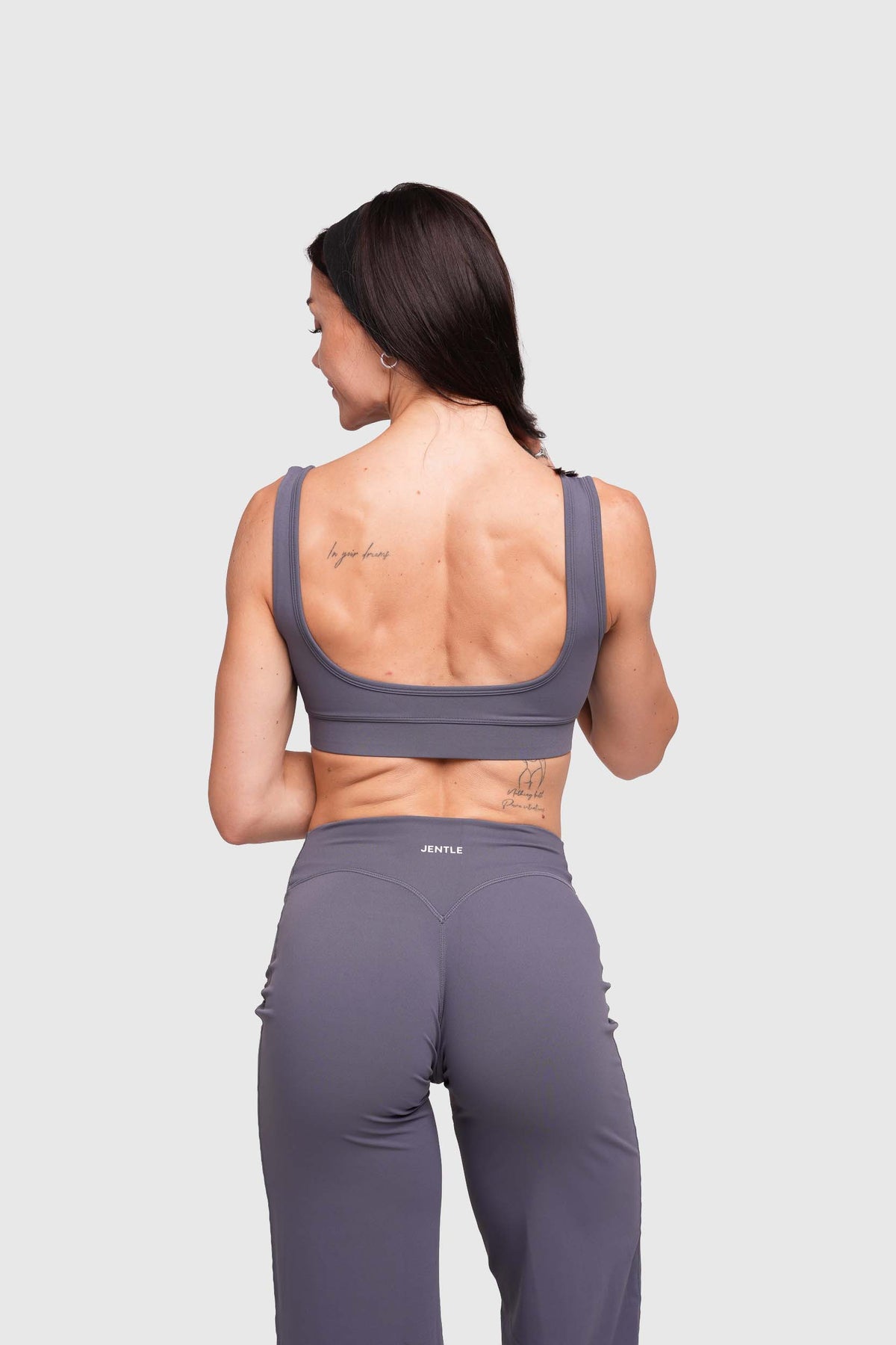 Ease Straight Leg Pants (Dark Grey)