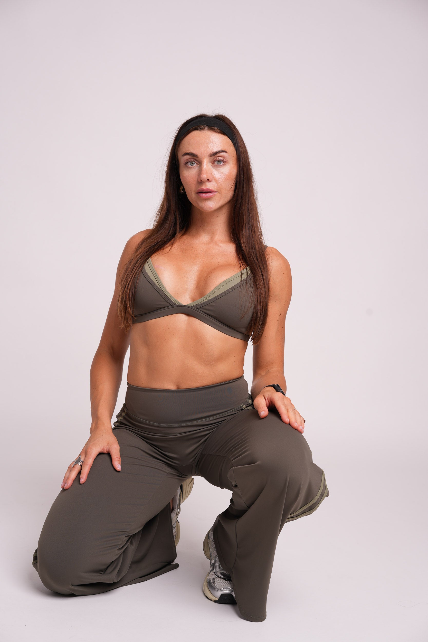 Flow Sculpt Double Bra Green