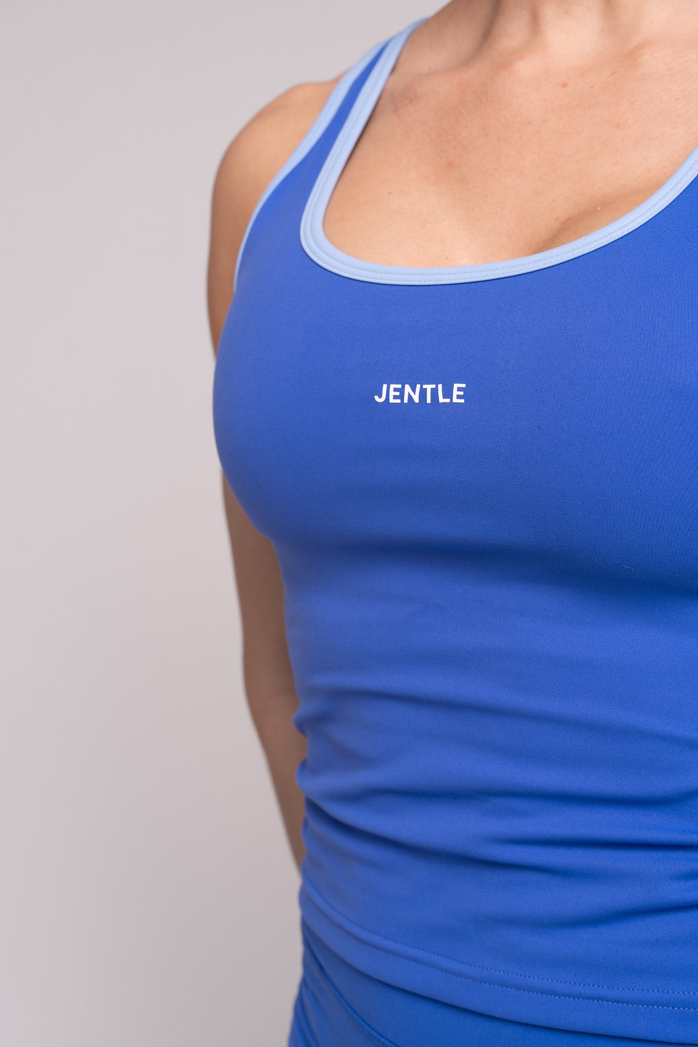 Day Racerback Tennis Tank Top (Blue)