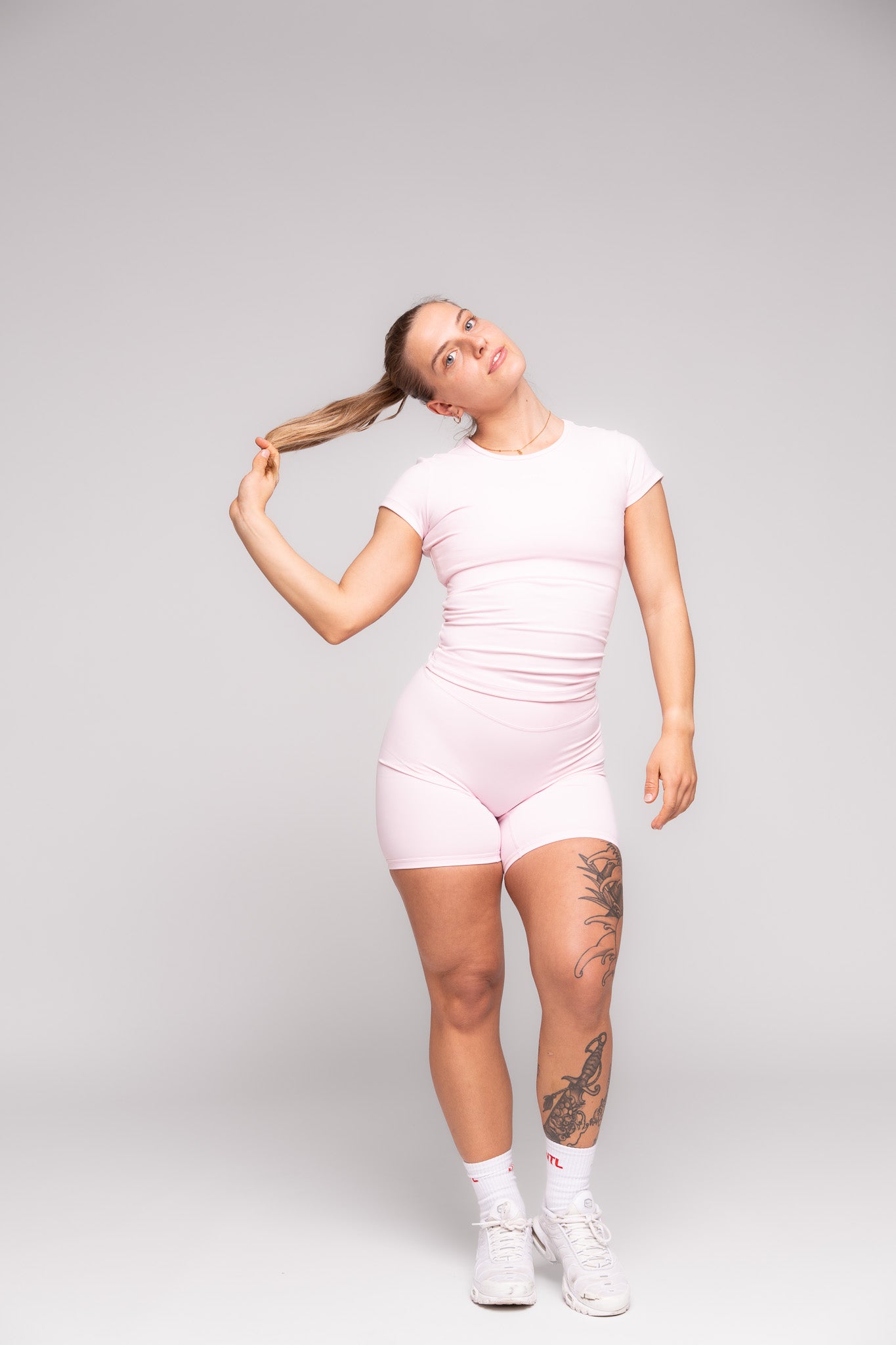 Day Shorts (Baby Pink) & Day T-Shirt (Baby Pink)