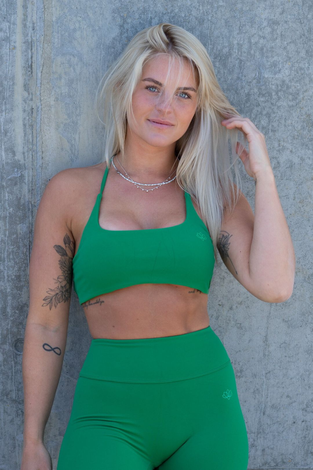 Evy Sports Bra (Green)