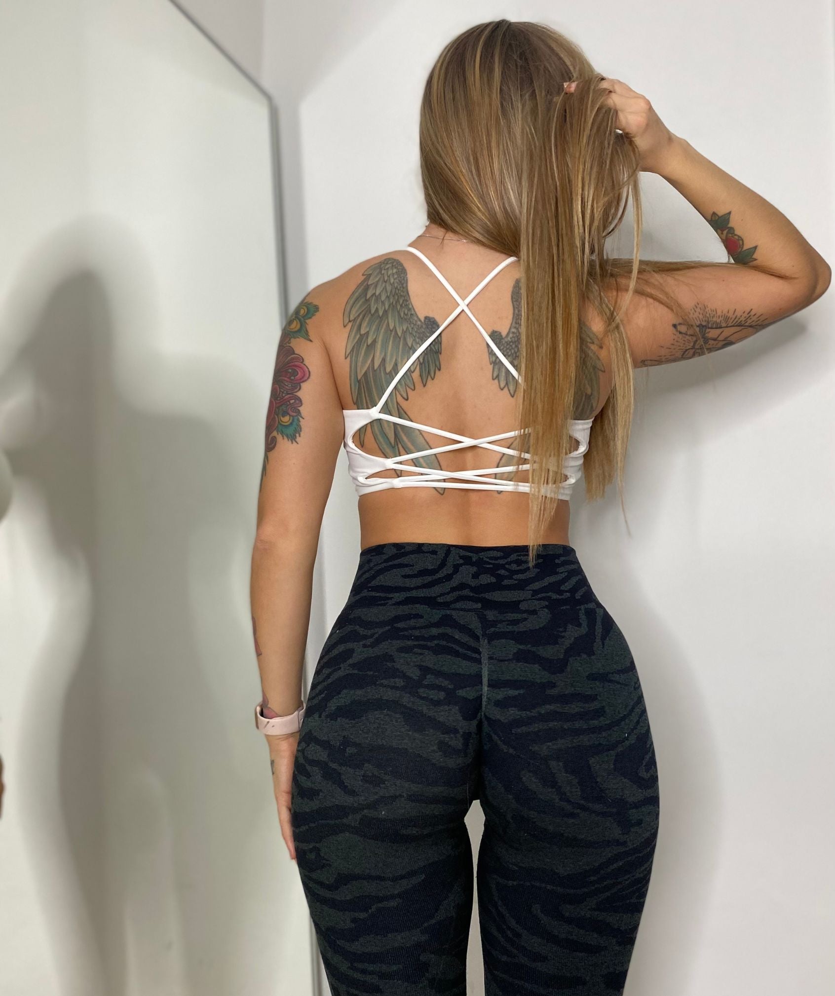 Serena Sports Bra (White)