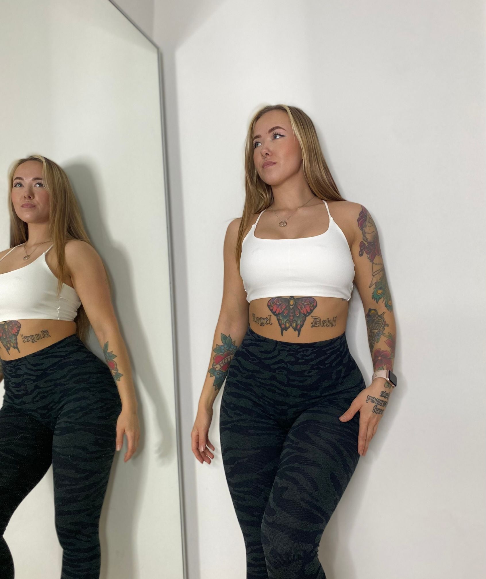 Serena Sports Bra (White)