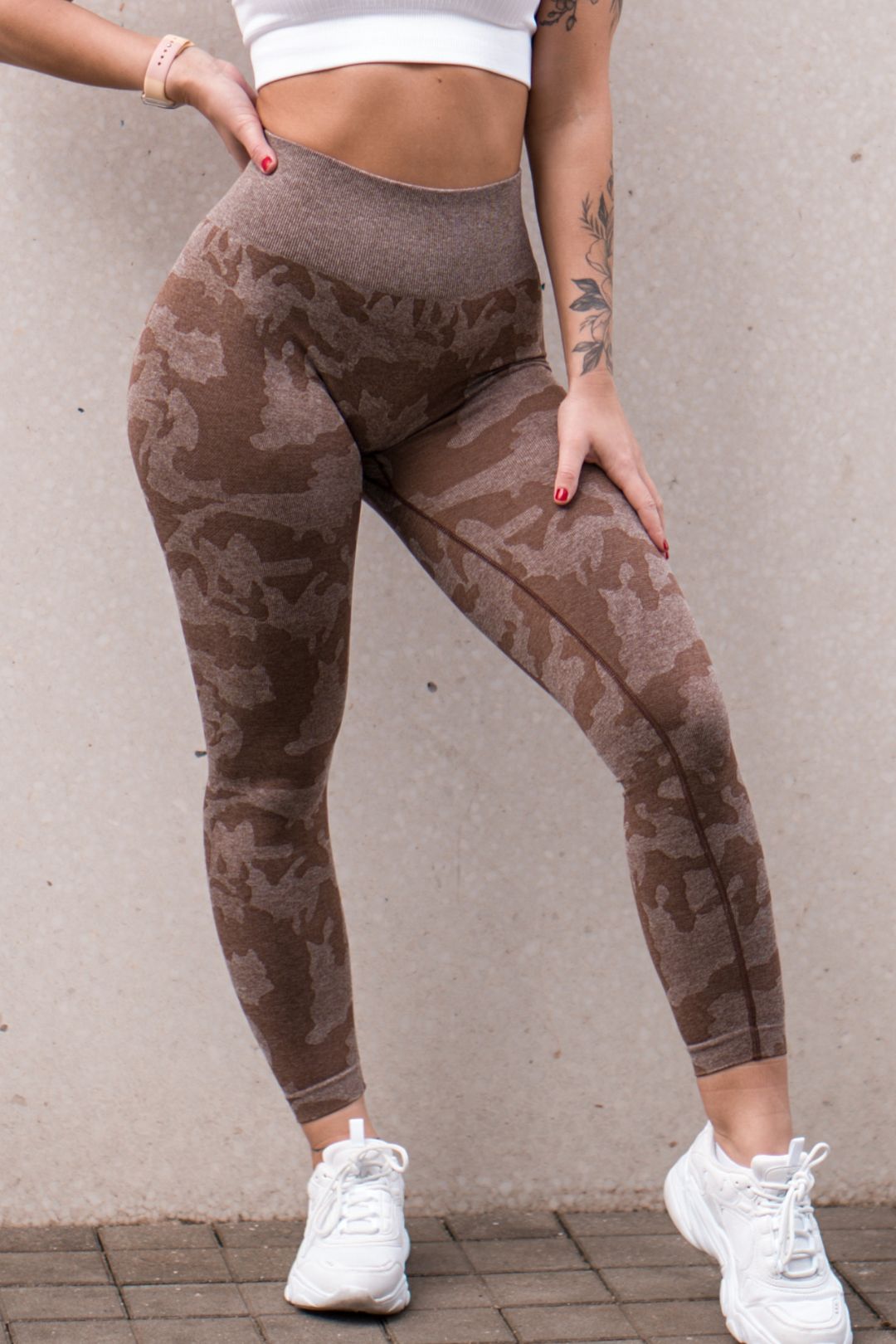 Gymshark Camo Seamless Leggings Red NVGTN Camo Seamless Leggings