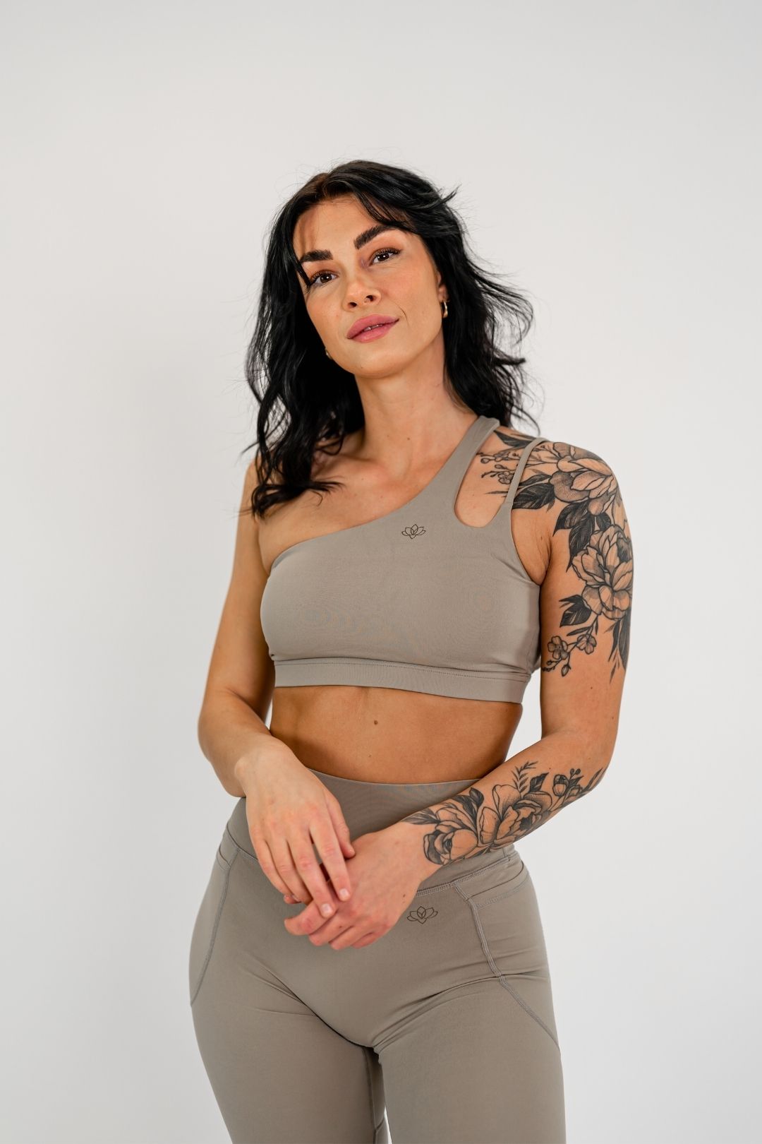Jentle - Sola One Shoulder Bra (Nude)