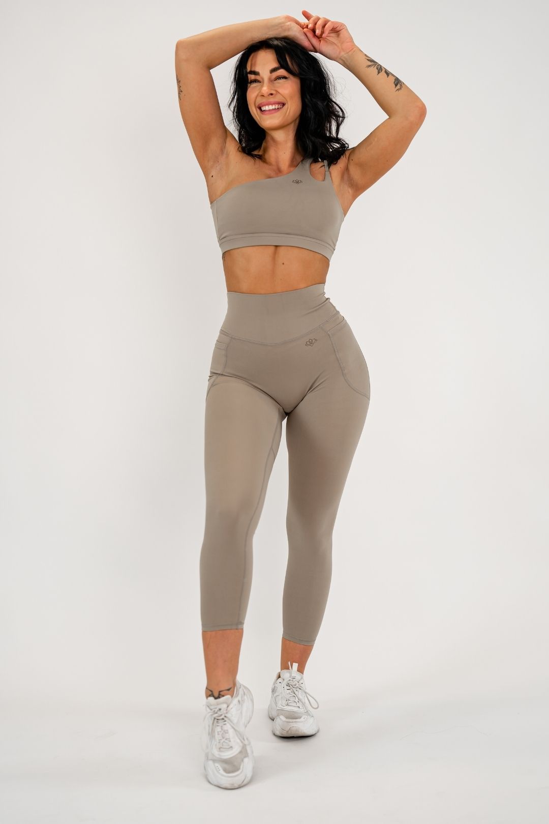 Jentle - Sola One Shoulder Bra (Nude)