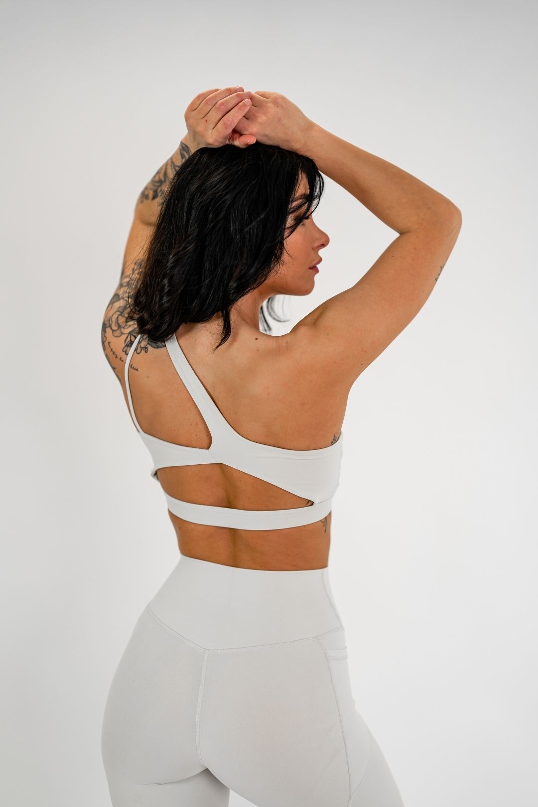 Jentle - Sola One Shoulder Bra (Beige)