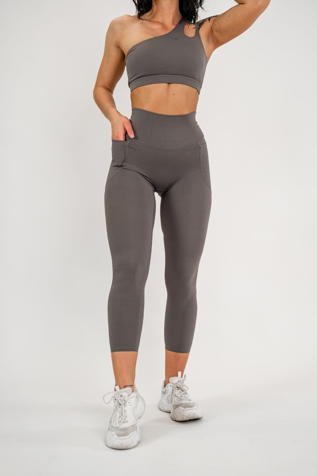 Jentle - Sola Pocket Leggings (Grey)