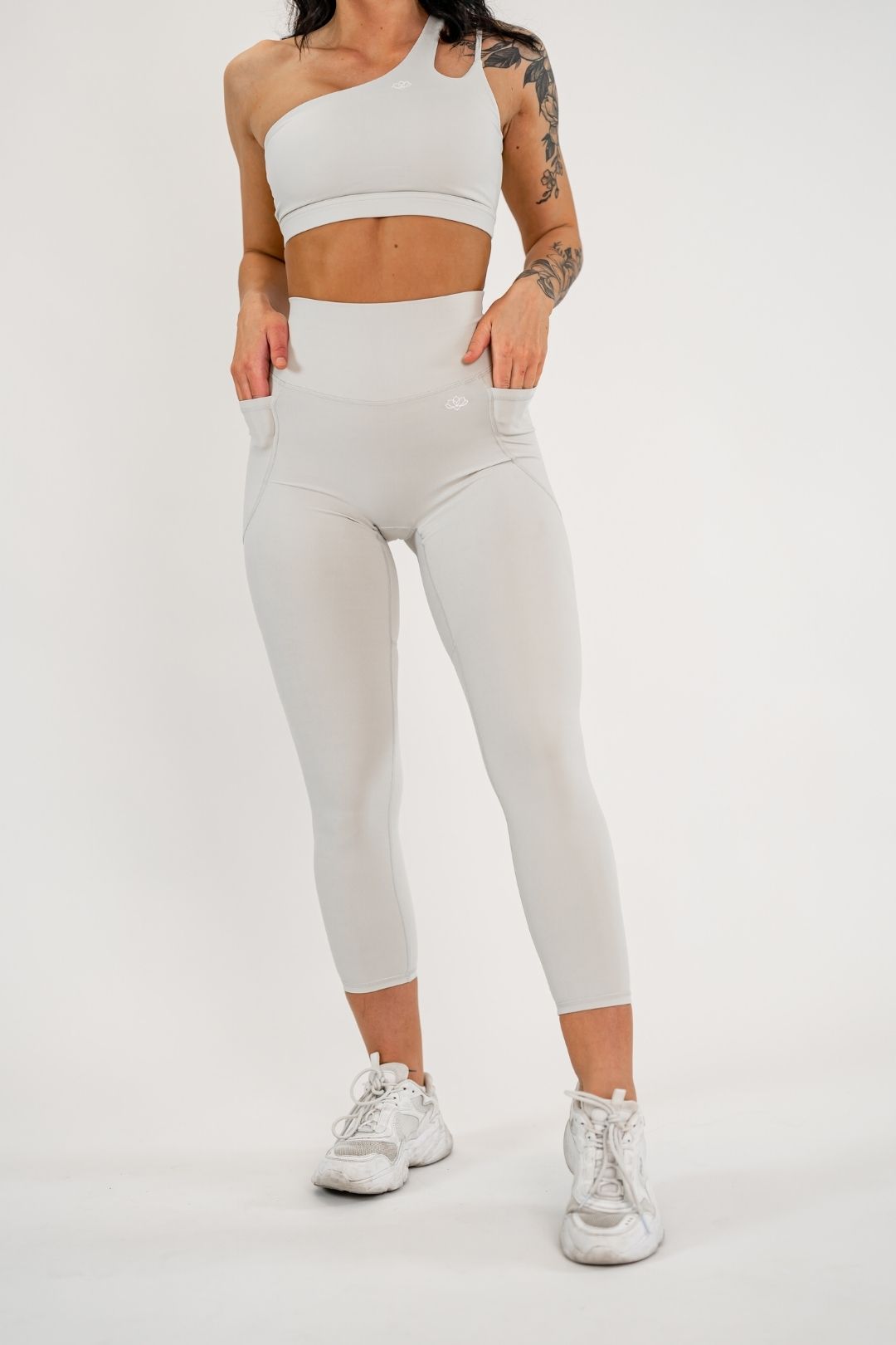 Jentle - Sola Pocket Leggings (Beige)