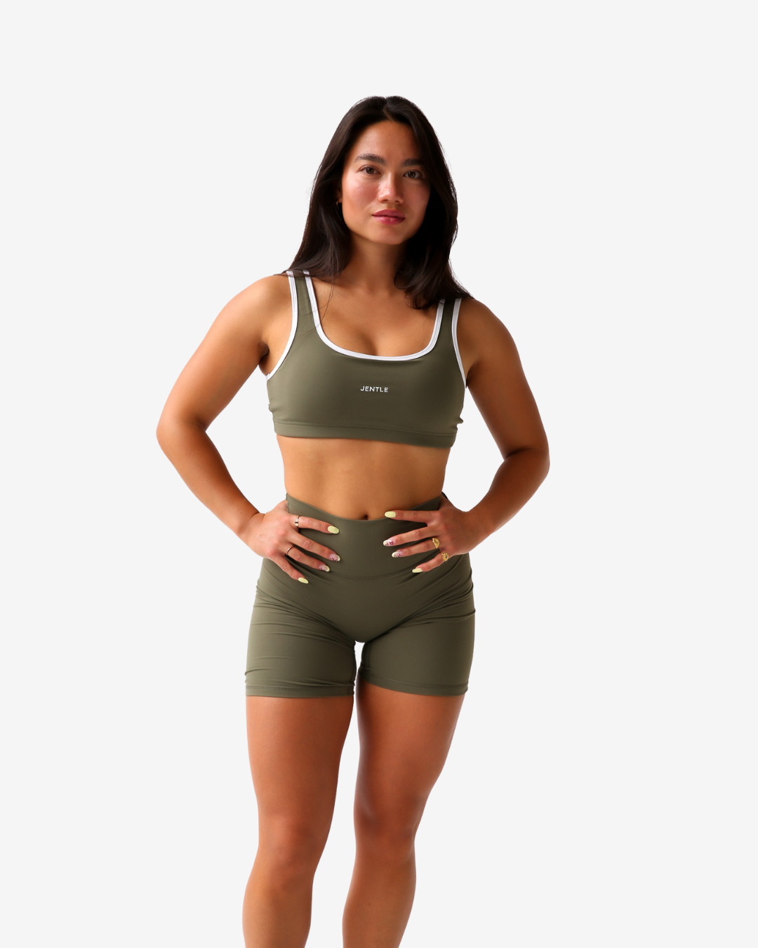 Dagshorts (Støvet oliven)