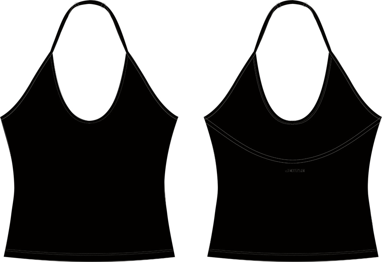 Ease Halter-top (Sort)