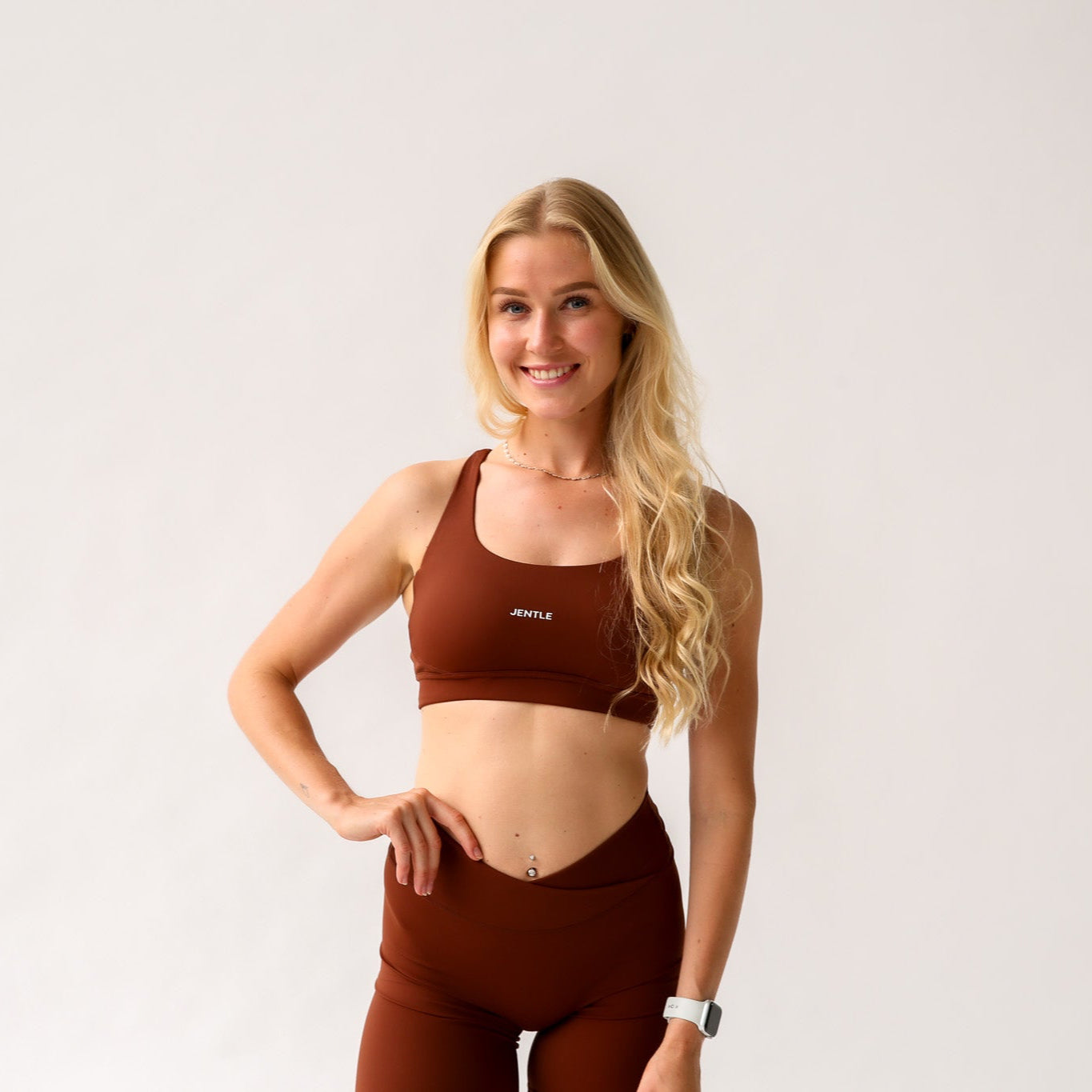 Thrive Active Sports Bra (Brown)
