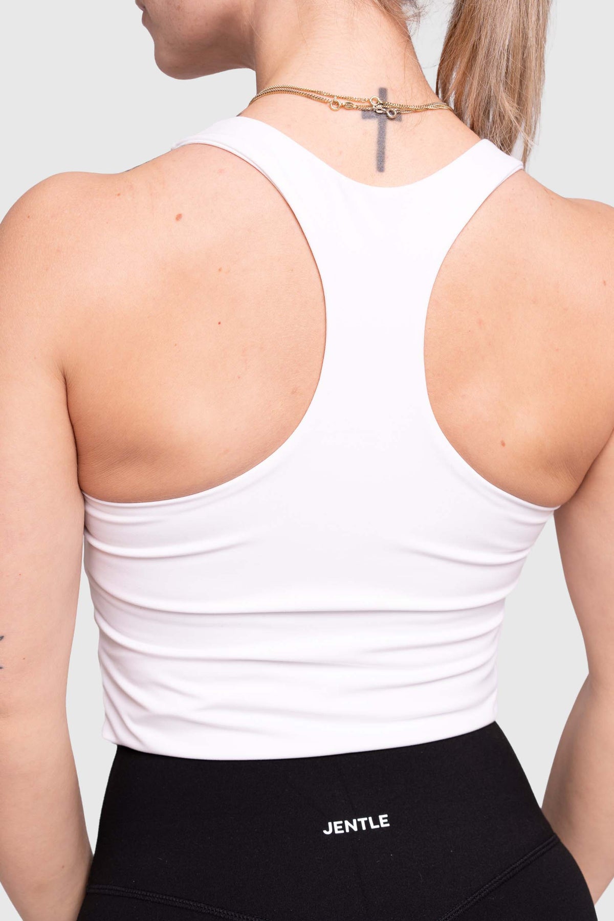 Day Racerback Tennis Tank Top (White)