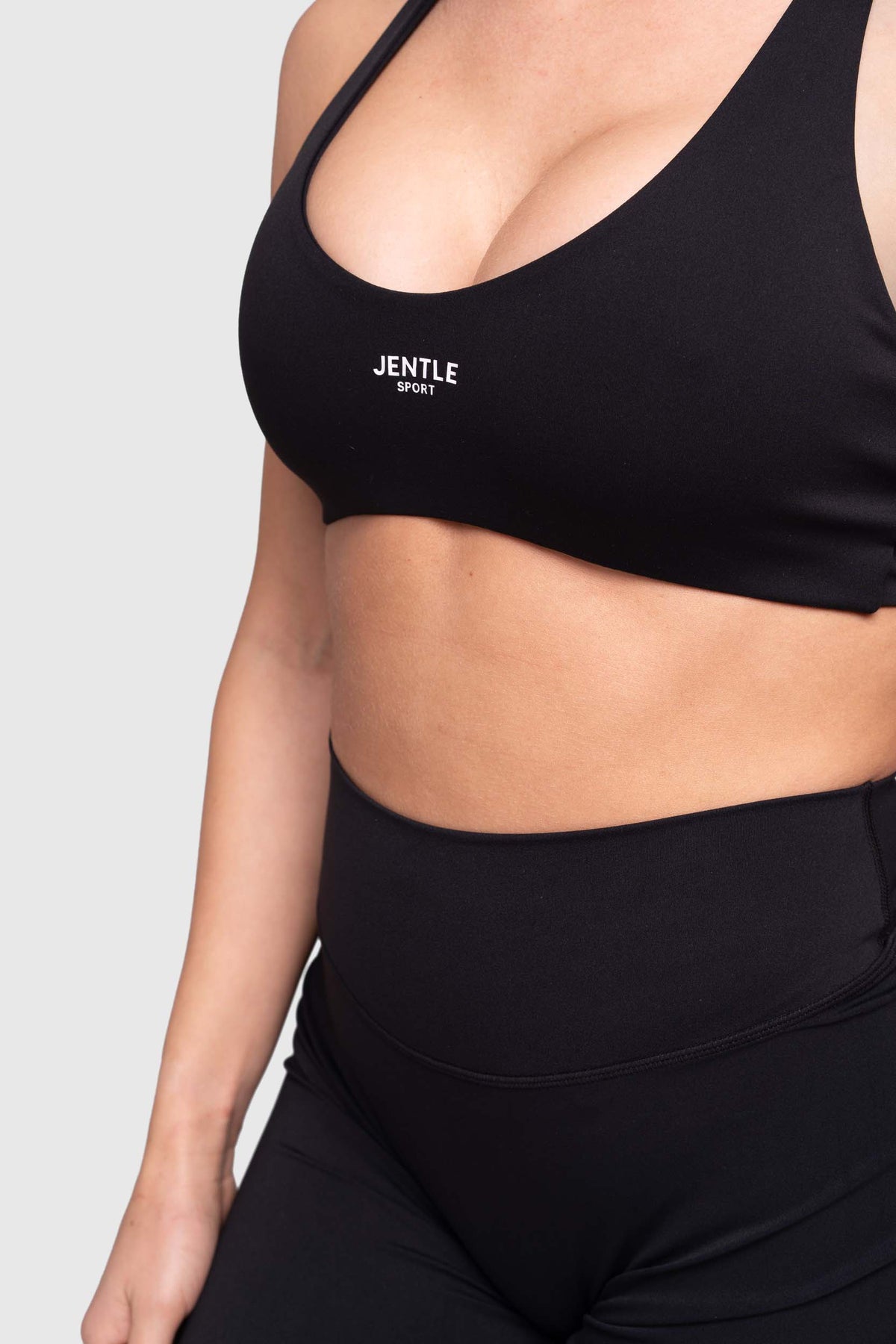Pulse Cross-back Sports Bra (Black)