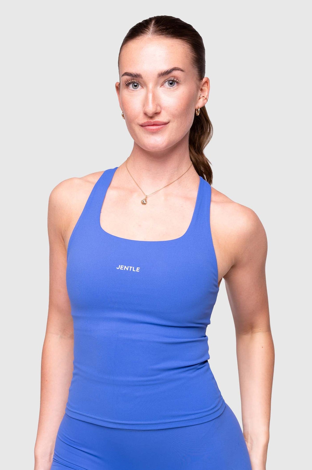 Day Racerback Tennis Tank Top (Blue)