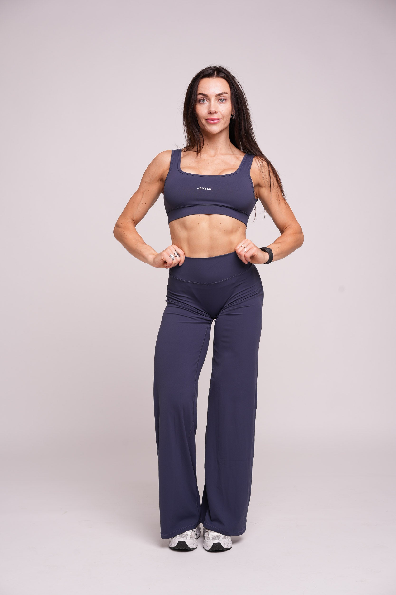 Ease Straight Leg Pants (Dark Blue)