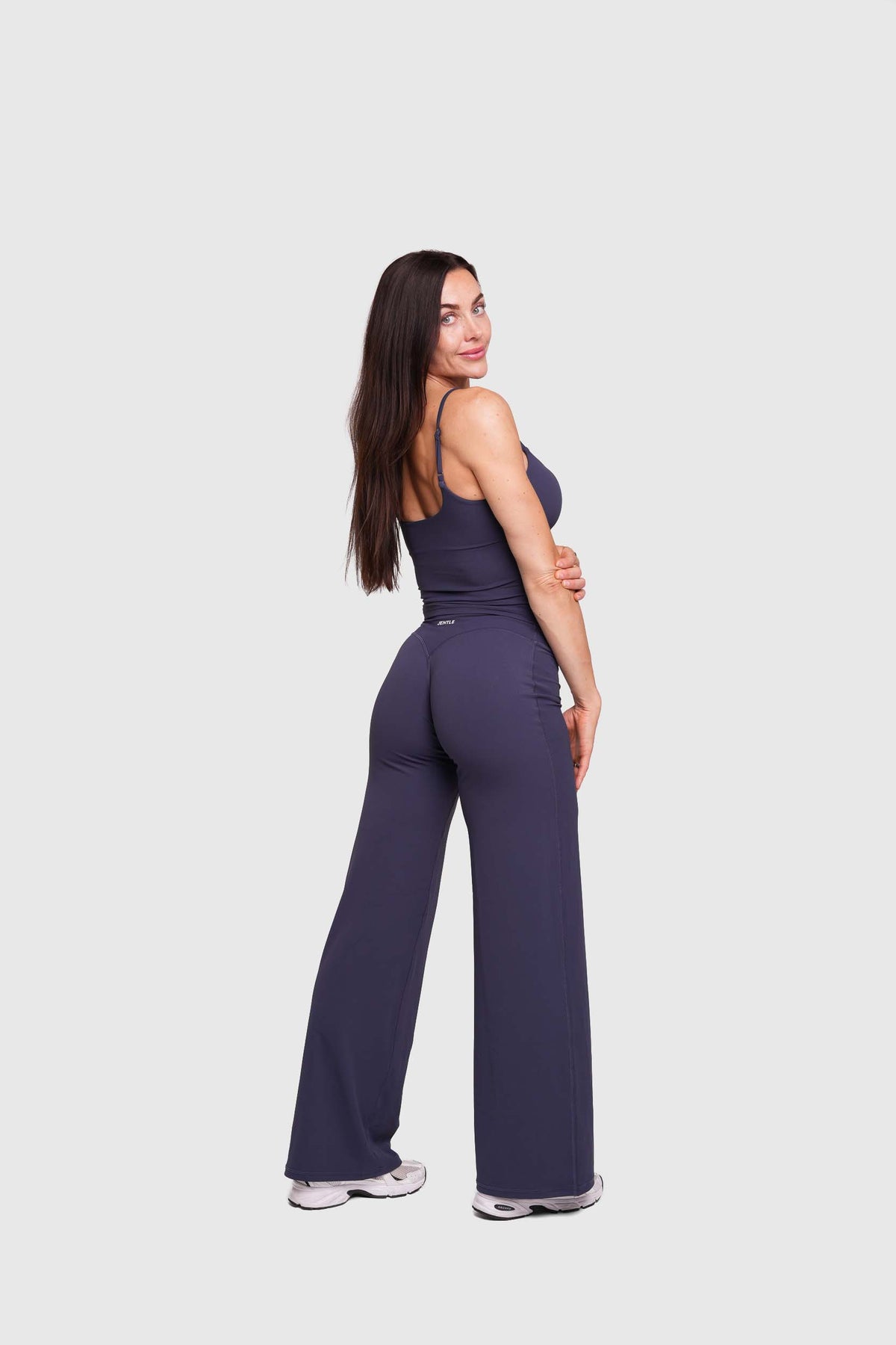 Ease Straight Leg Pants (Dark Blue)