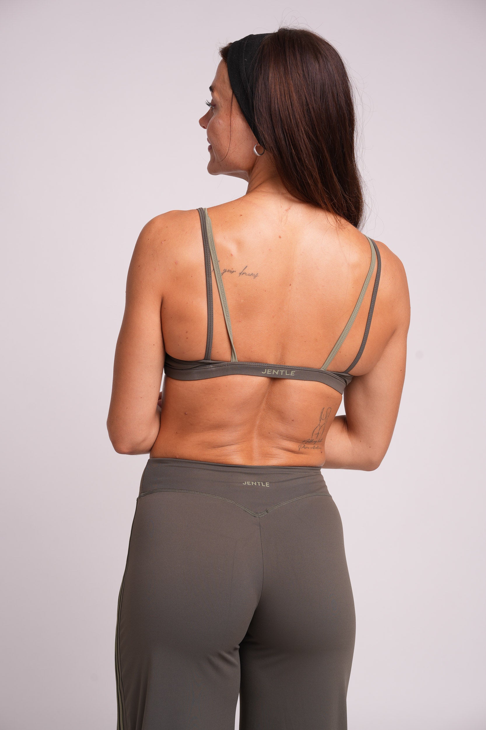 Flow Sculpt Double Bra Green