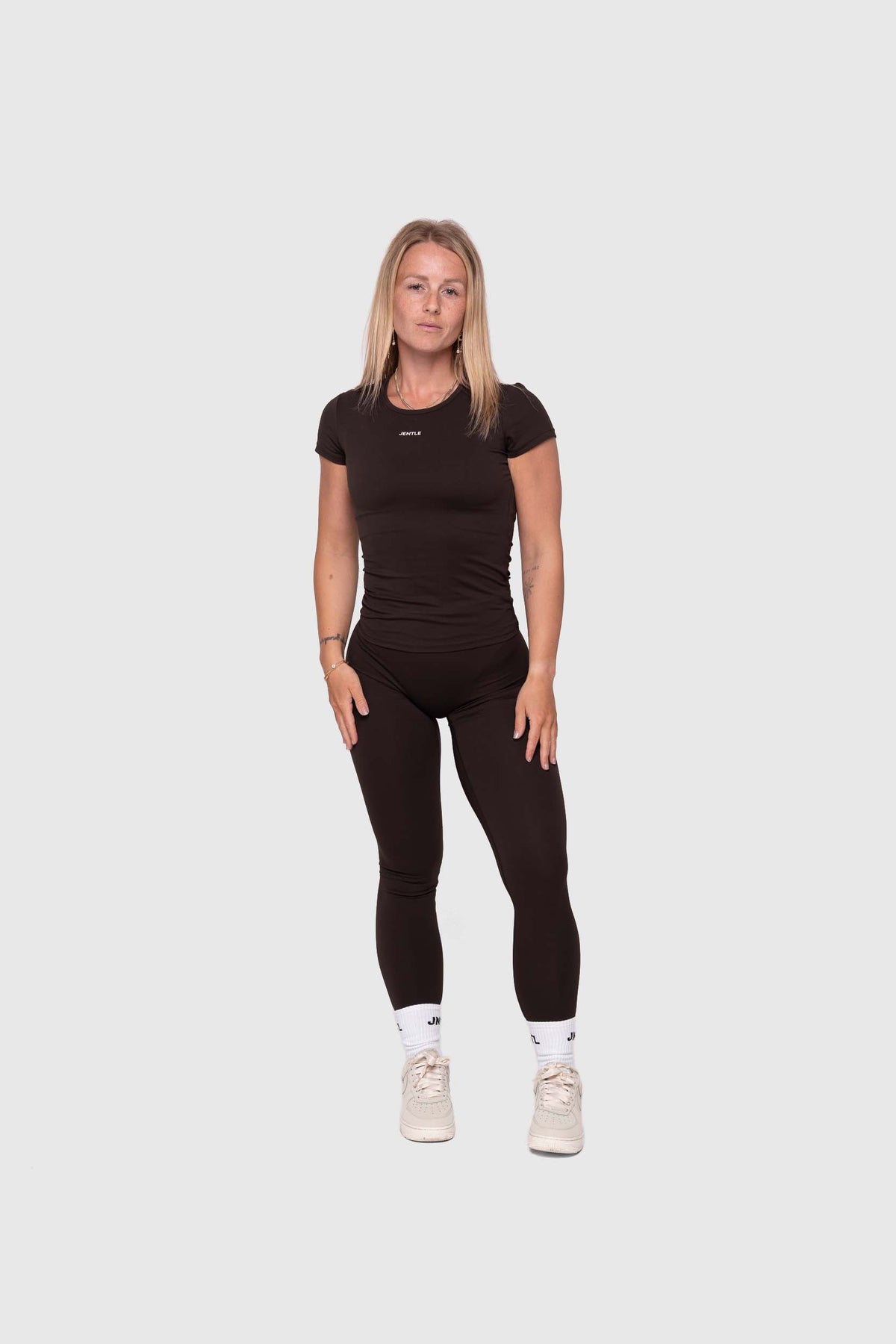 Ease  Leggings (Dark Brown)