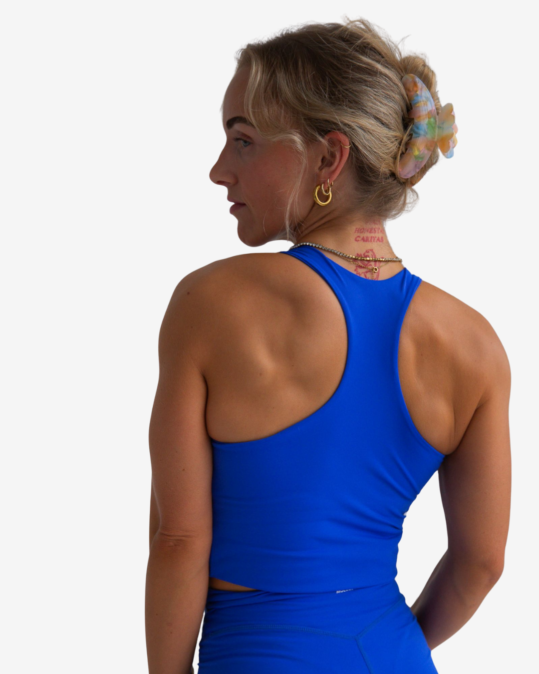 Day Racerback Tennis Tank Top (Blue)