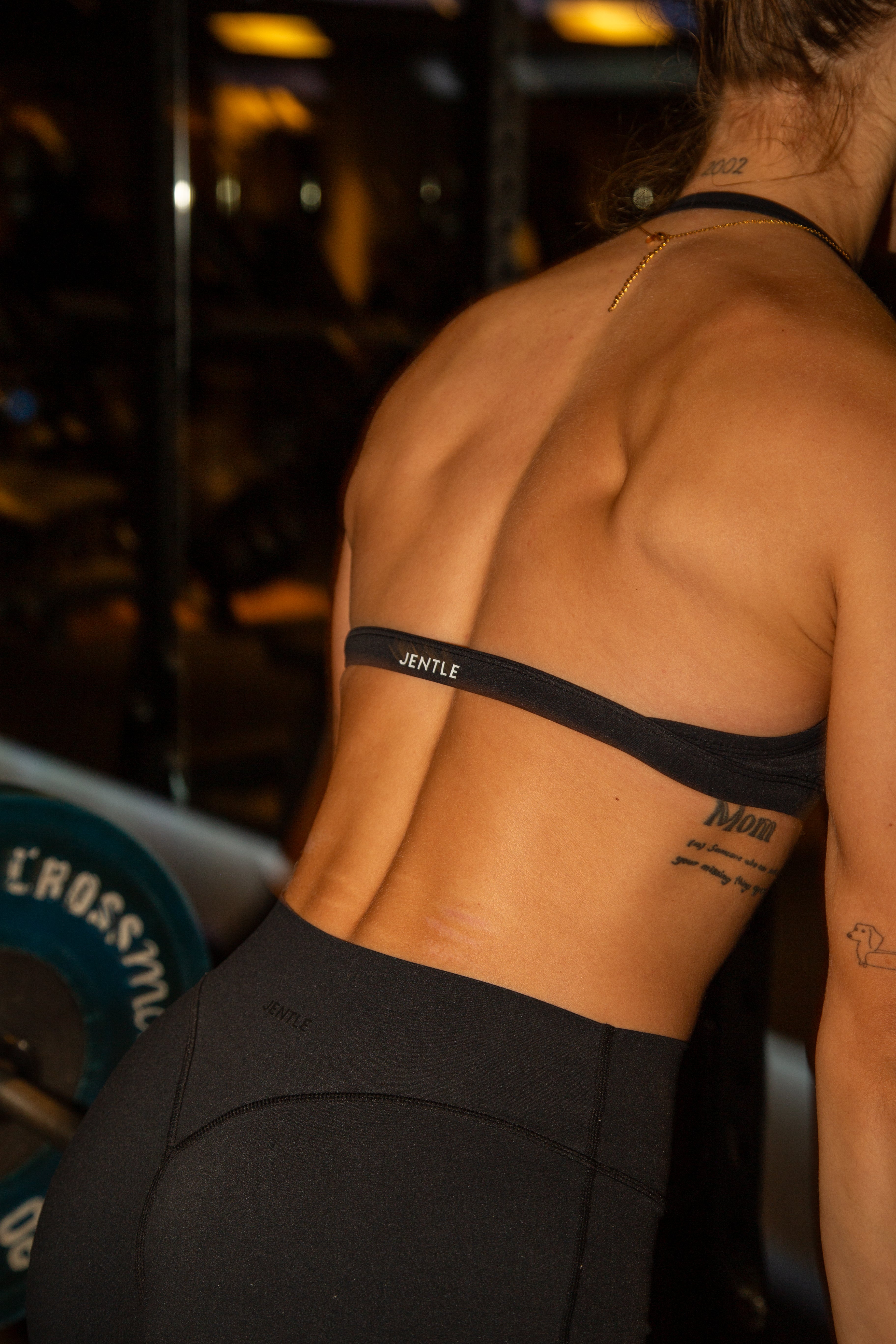 PRESALE - Ease x Amalie Vad - Halterneck Sports Bra (Black)