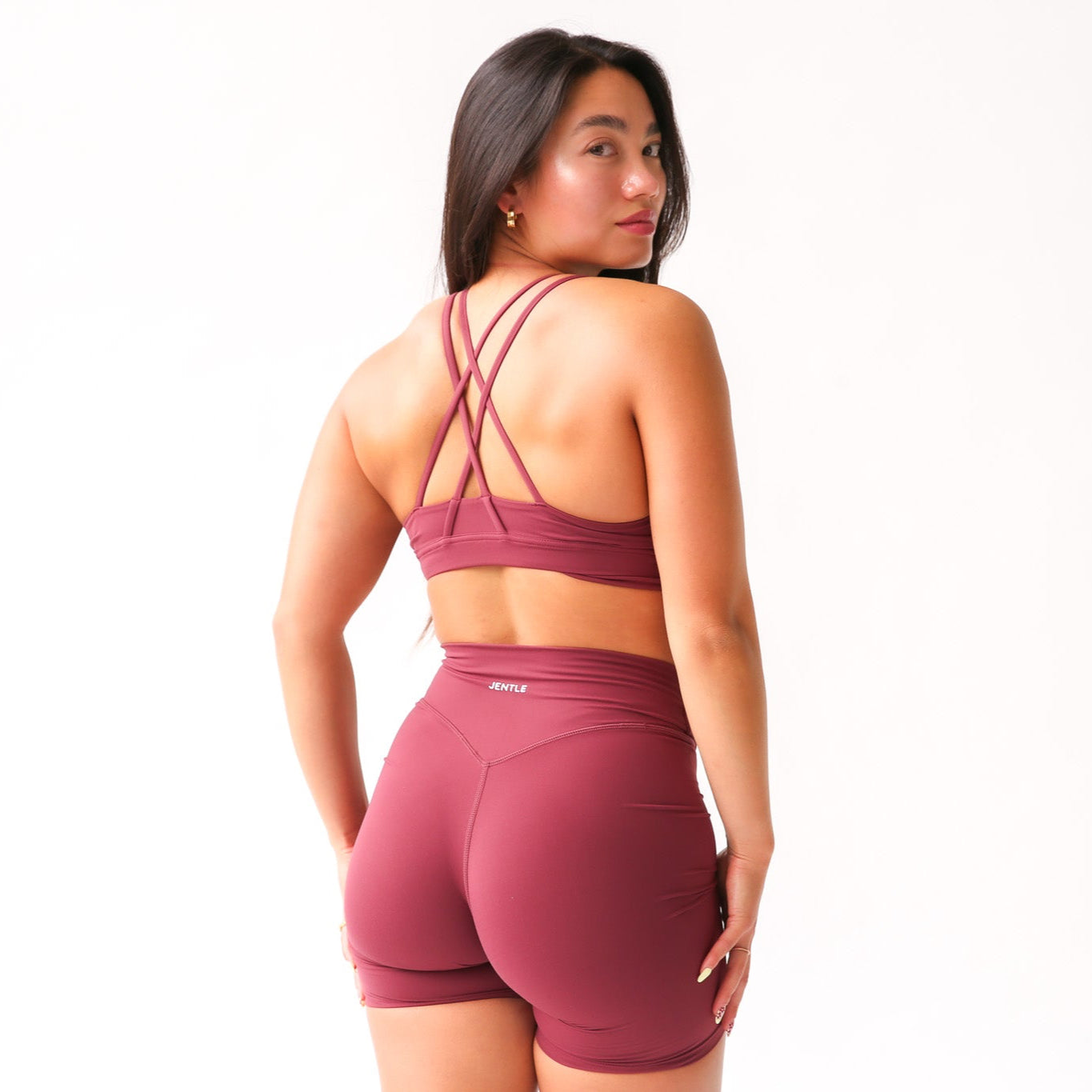Thrive Active Sports Bra (Bordeaux)