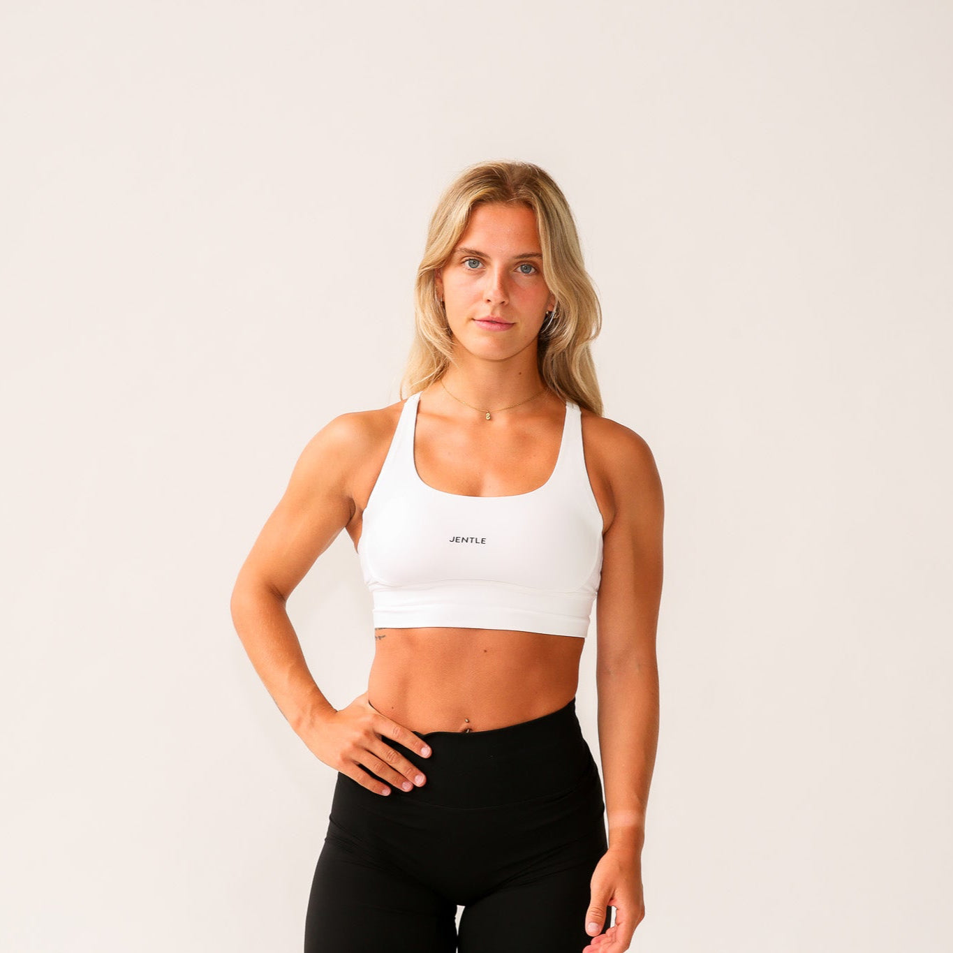 Thrive Active Sports Bra (White)