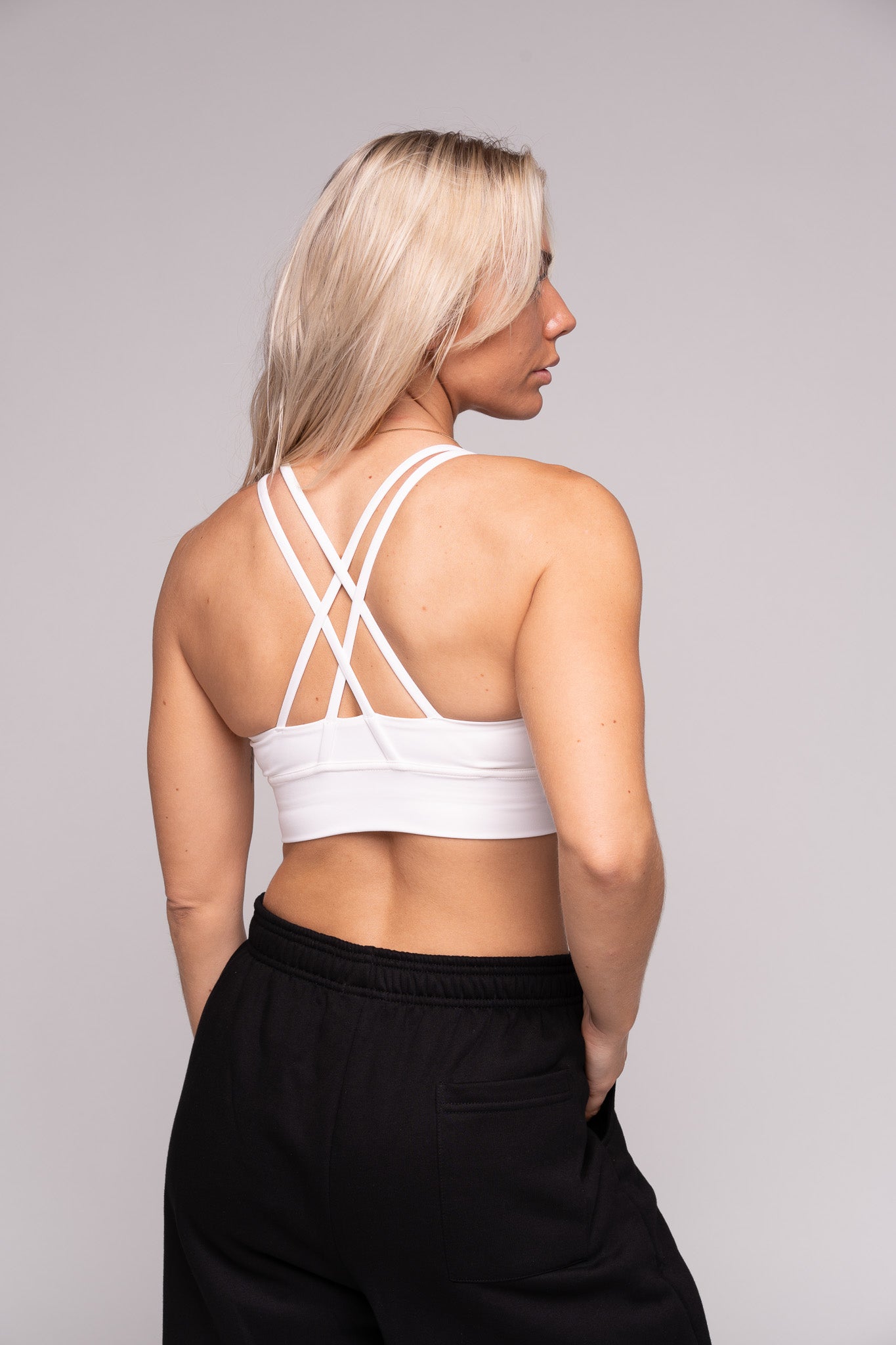 Thrive Active Sports Bra (White)
